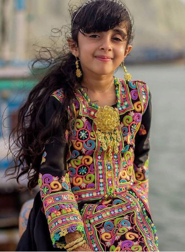 لباس بلوچی دخترانه