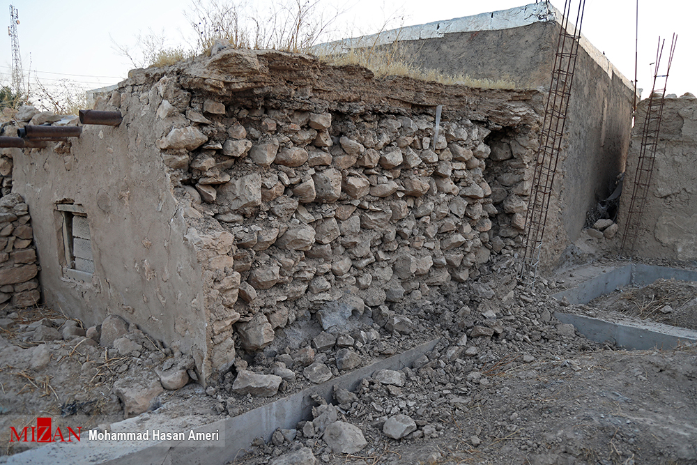 عکس/ خسارات زلزله در روستای گلگیر مسجد سلیمان