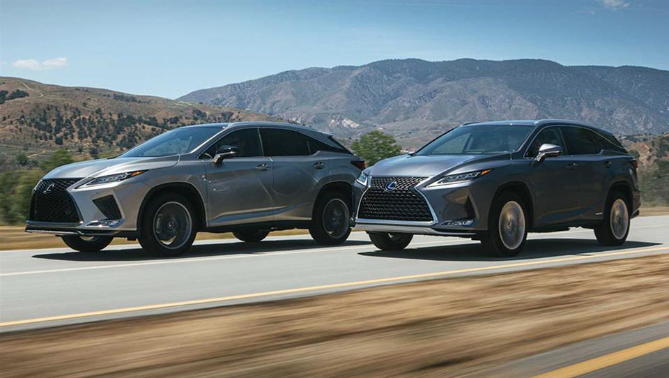نمایش لکسوس RX و فیس لیفت RXL مدل 2020