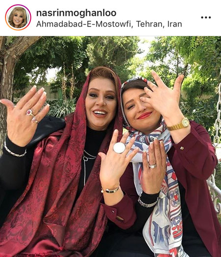 چهره ها/ وقتی نسرین مقانلو انگشتر جدید می‌خرد