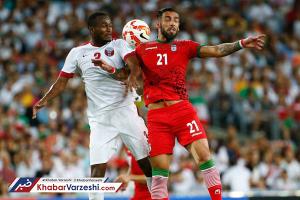 بازی ایران و قطر در اسپایر