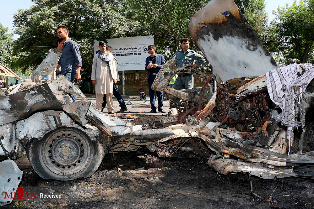 عکس/ انفجار مرگبار در ورودی دانشگاه کابل