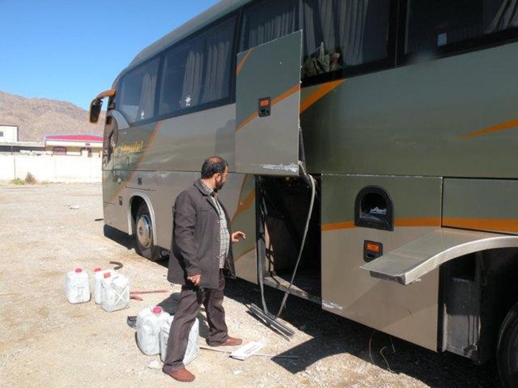 ناکامی مسافر در انتقال مواد مخدر حشیش در قزوین