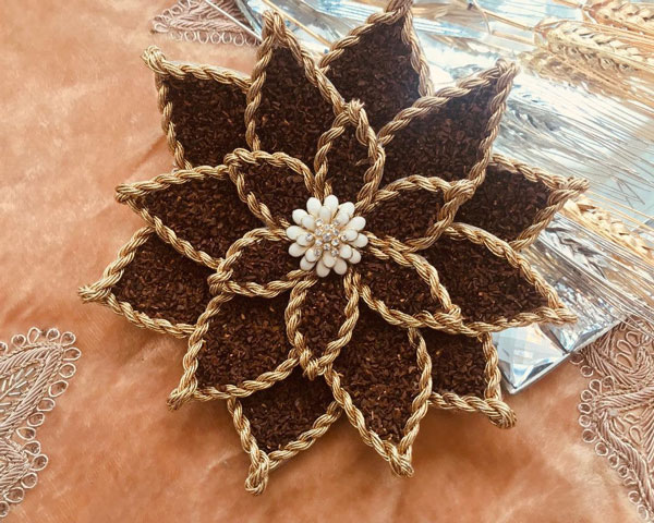 ۴۵ نمونه تزیین سفره عقد