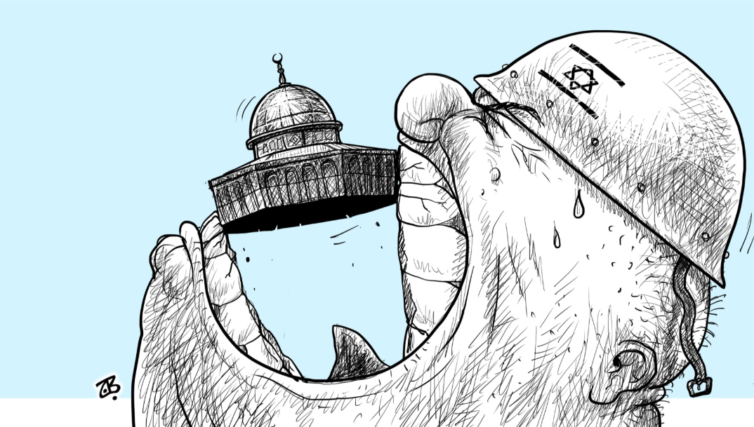 کاریکاتور/ اشغال مسجد الاقصی!