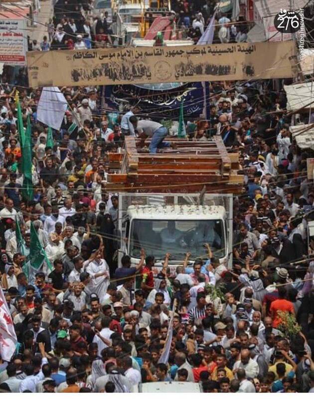  استقبال مردم بابِل از پنجره فولاد ضریح حضرت قاسم
