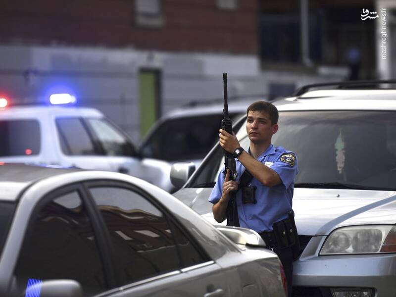 عکس/ درگیری مسلحانه در فیلادلفیا آمریکا