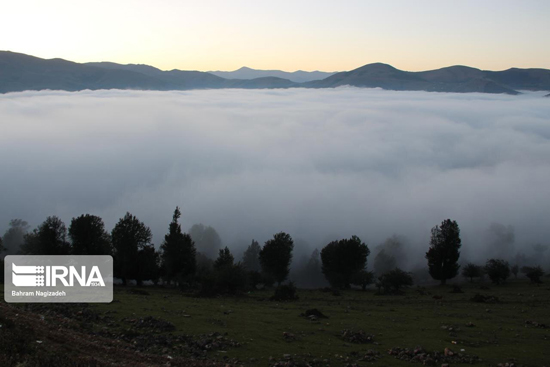 مه و جاده‌ی زیبای خلخال