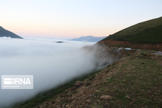 مه و جاده‌ی زیبای خلخال