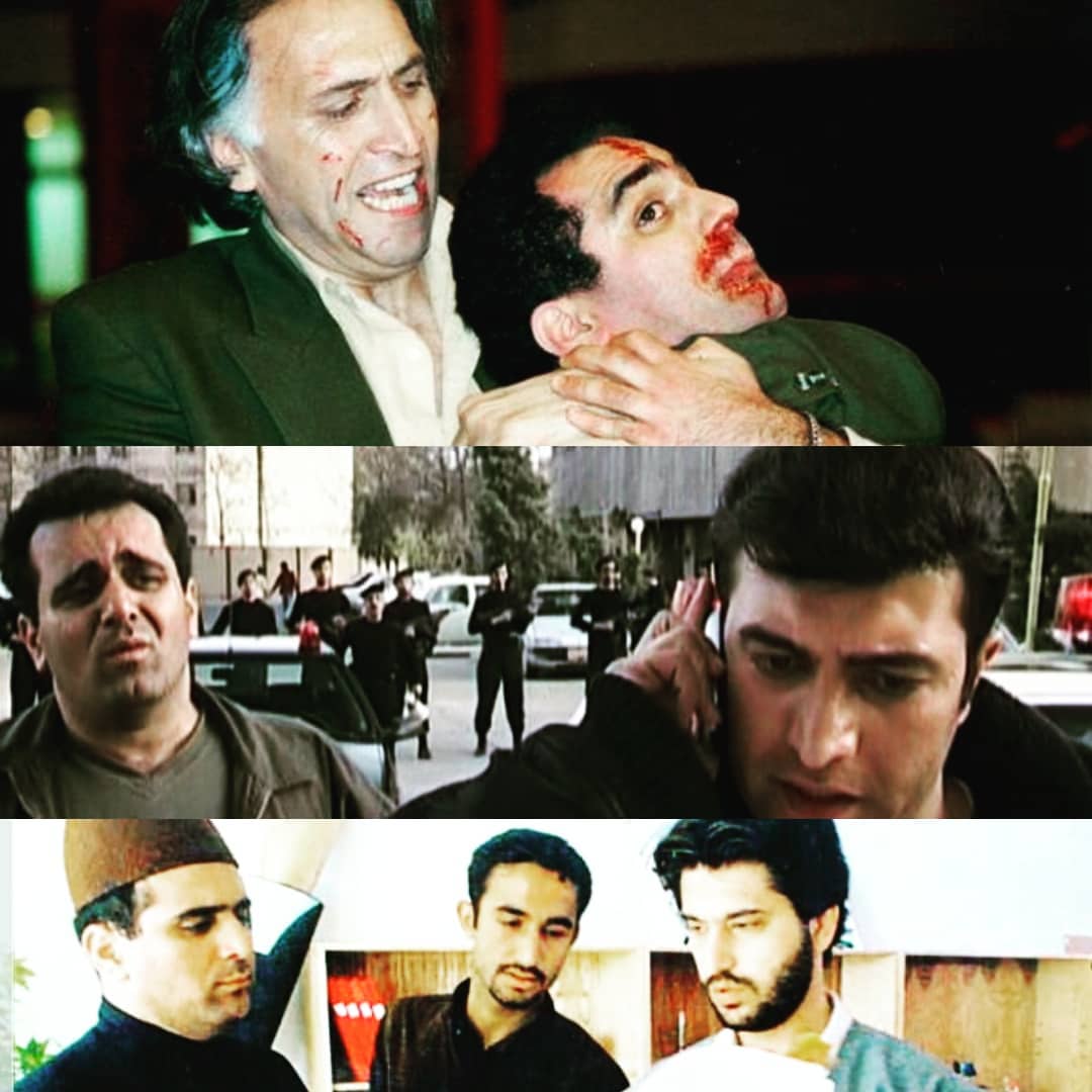 چهره ها/ احمد نجفی در حال خفه کردن حسین رفیعی