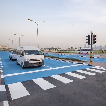 افتتاح خیابان هوشمند آبی در قطر