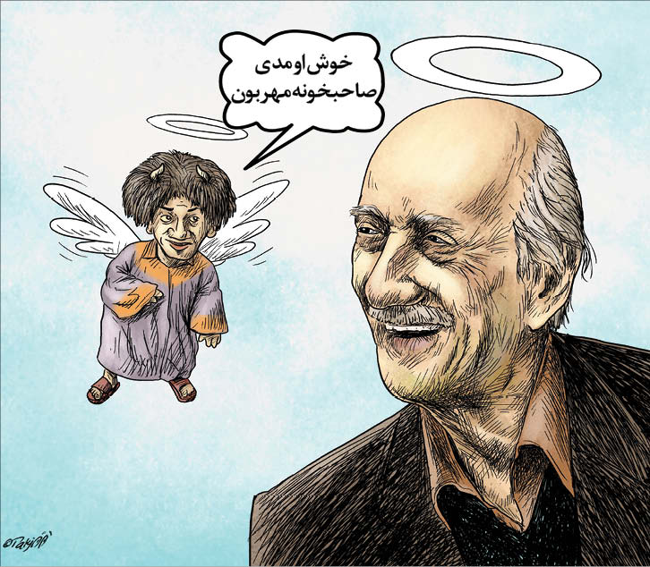 کارتون/ داریوش اسدزاده هم رفت