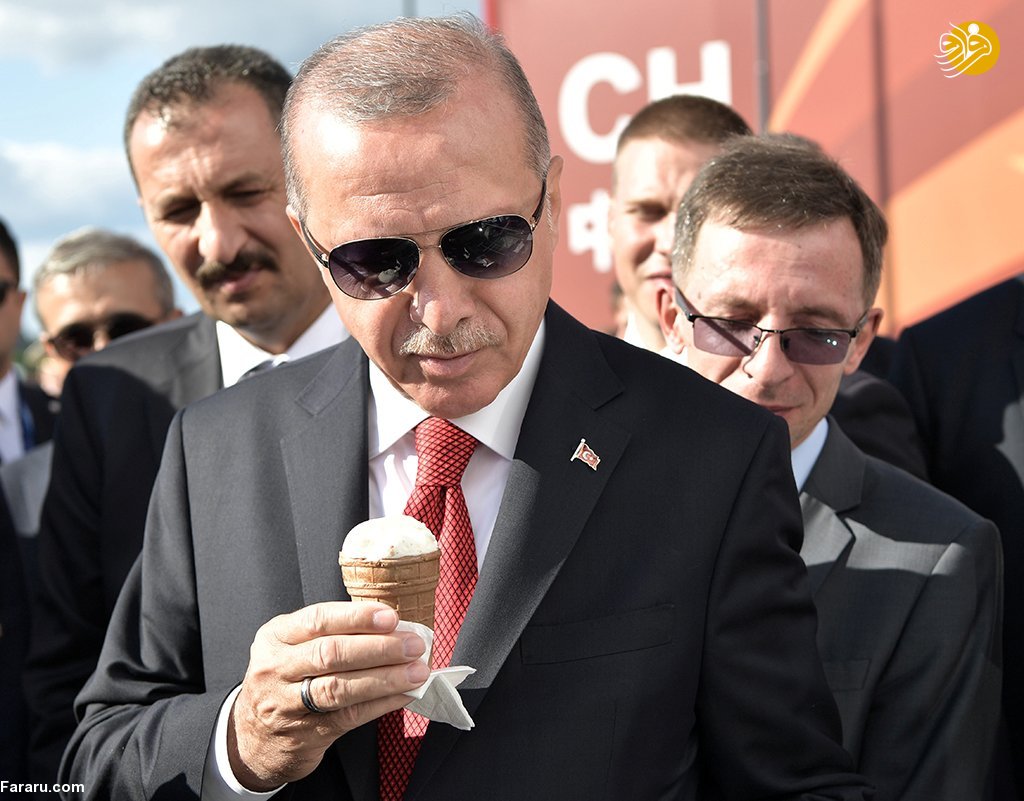 عکس/ بستنی خوری پوتین و اردوغان