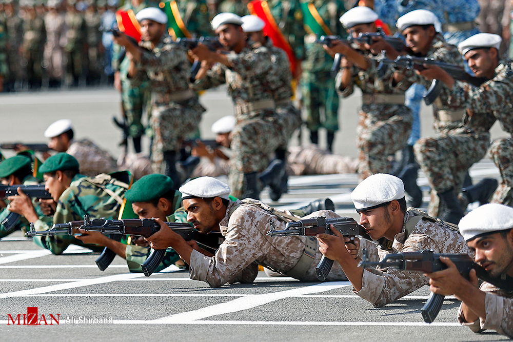 مراسم اختتامیه دوره رزم مقدماتی دانشجویان دانشگاه‌های افسری