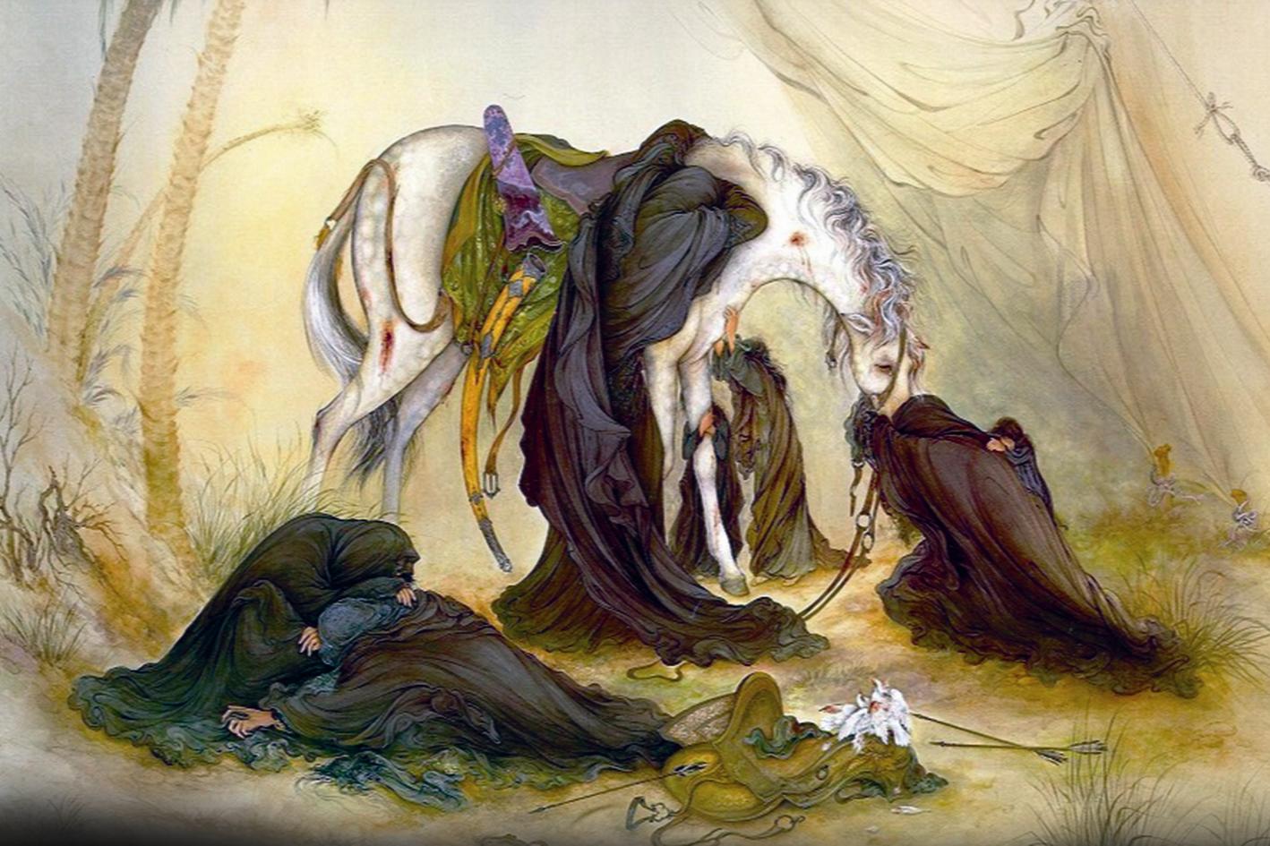 رونمایی فرش برجسته واقعه عاشورا در تبریز