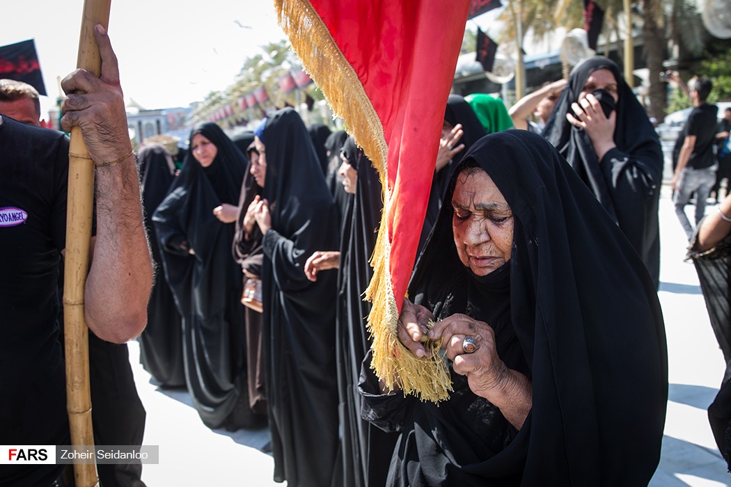 عکس/ عزاداری قوم بنی اسد در سومین روز شهادت امام حسین(ع)