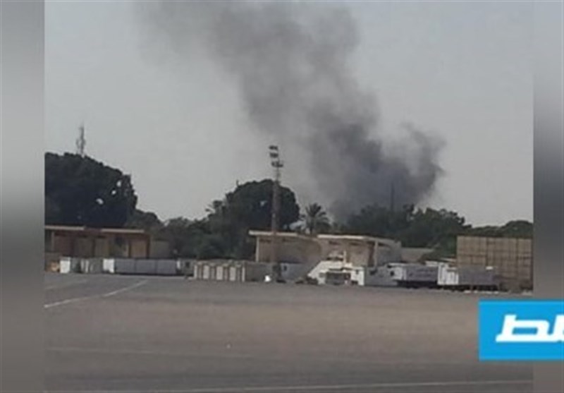 حمله جنگنده‌های حفتر به فرودگاه طرابلس