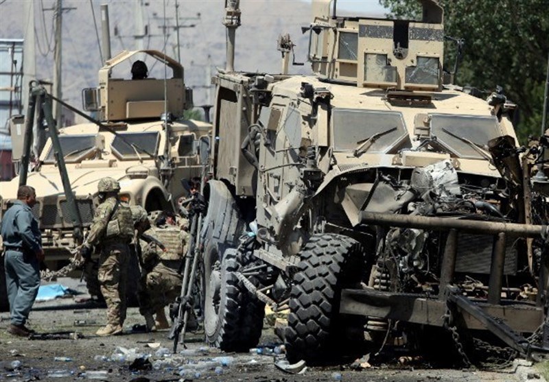 حمله انتحاری به کاروان نظامیان آمریکایی در افغانستان