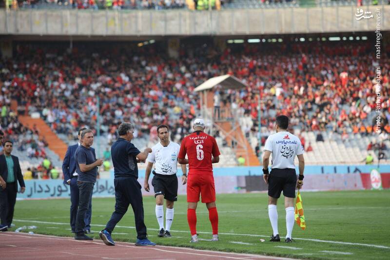جراحت سر بازیکن پرسپولیس