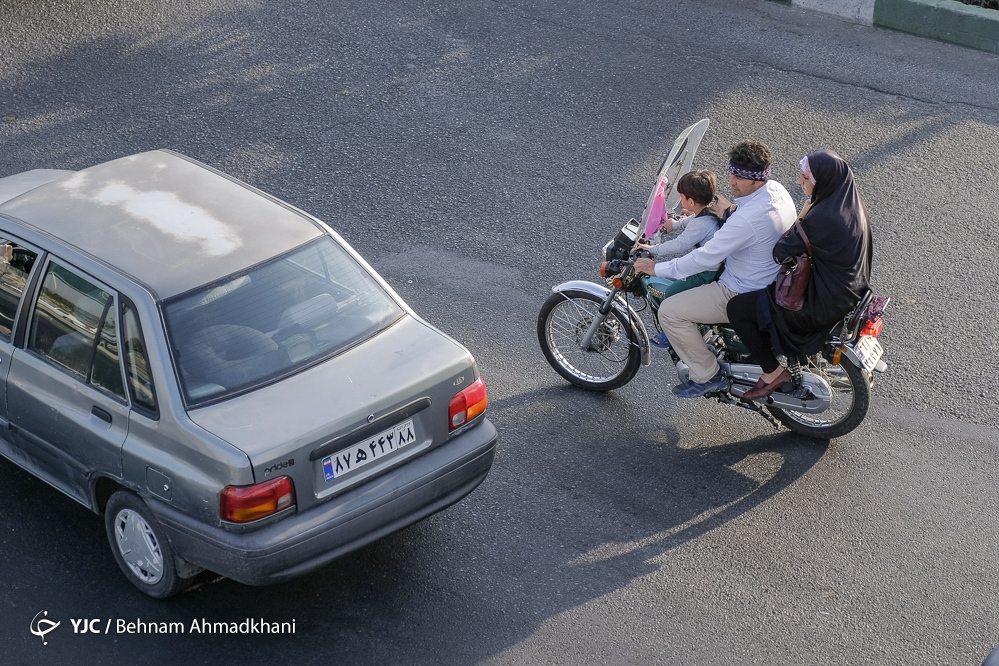 خیابان‌های تهران در اول مهر ۹۸