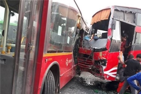 علت تصادف اتوبوس درون شهری در شیراز مشخص شد