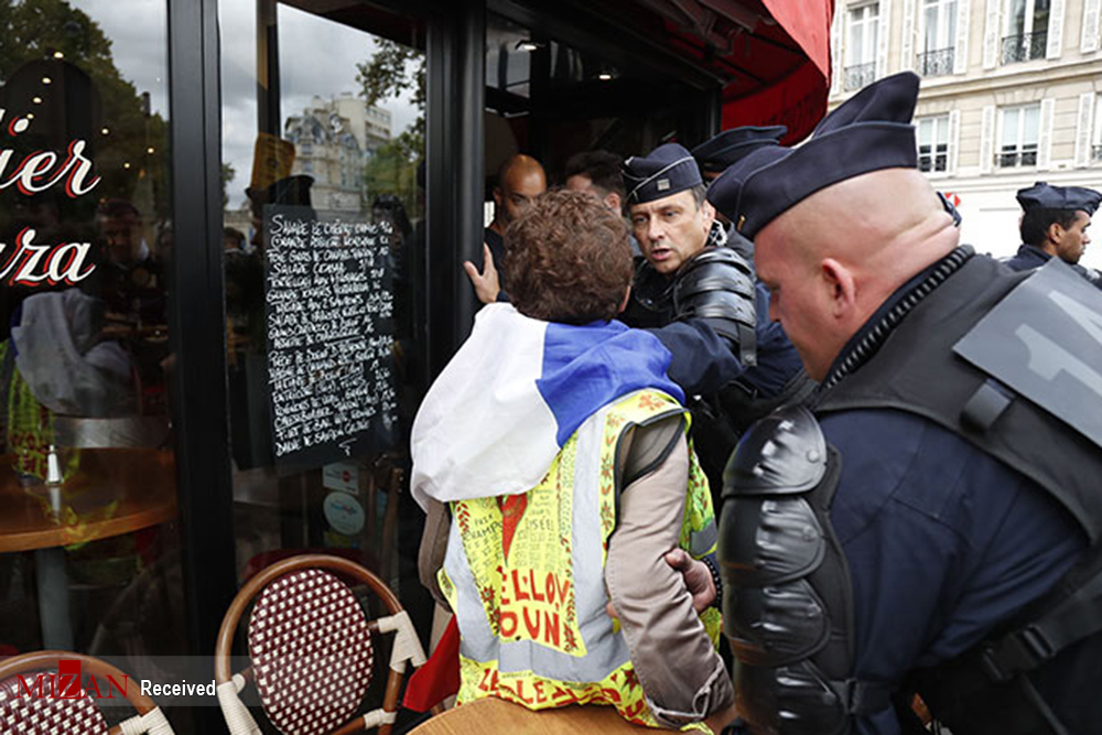 چهل‌وششمین هفته تظاهرات جلیقه زرد‌ها در فرانسه