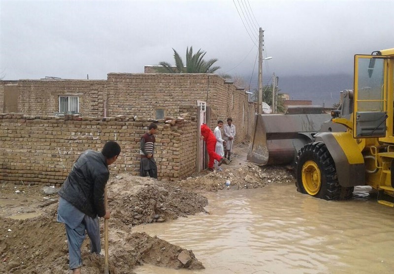 امدادرسانی و اسکان ۱۶۳ نفر در روستا‌های سیل‌ زده سیستان و بلوچستان
