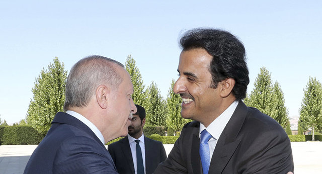 تماس تلفنی امیر قطر و اردوغان درباره عملیات شمال سوریه