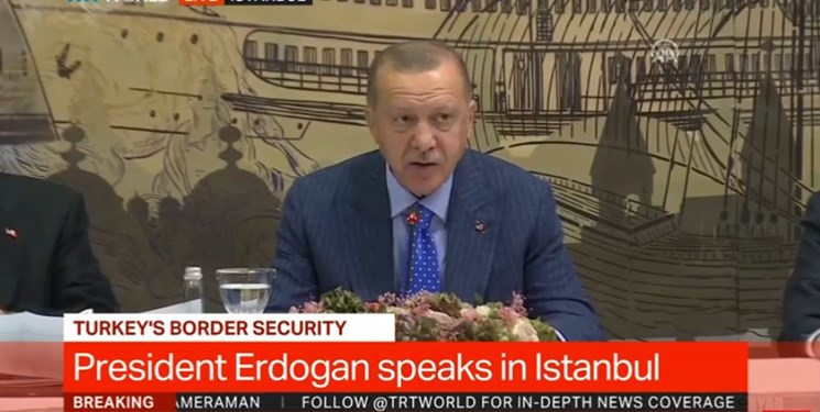 اردوغان از میزان نفوذ نیروهایش در خاک سوریه گفت