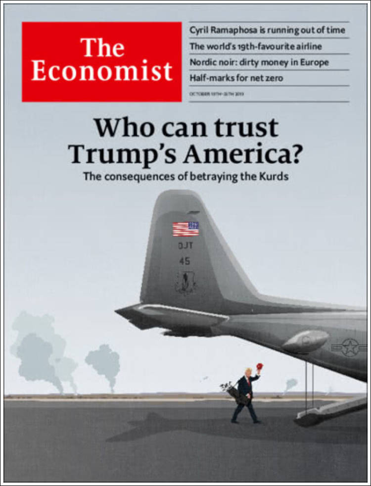 صفحه اول اکونومیست/چه کسی به آمریکای ترامپ می تواند اعتماد کند؟