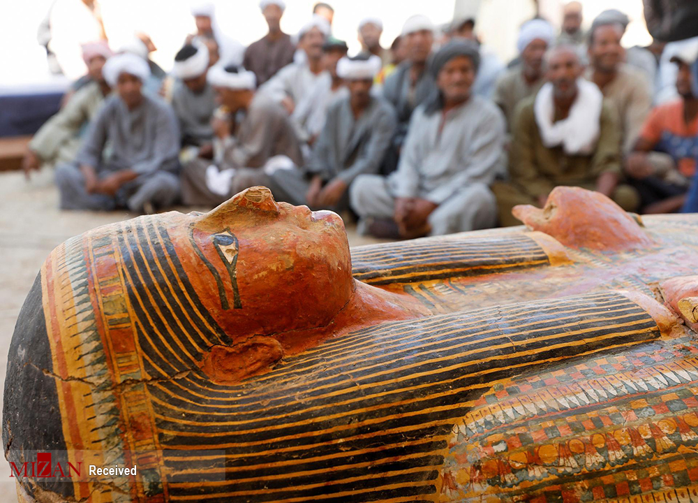 رونمایی از ۳۰ تابوت چوبی سه هزار ساله در مصر