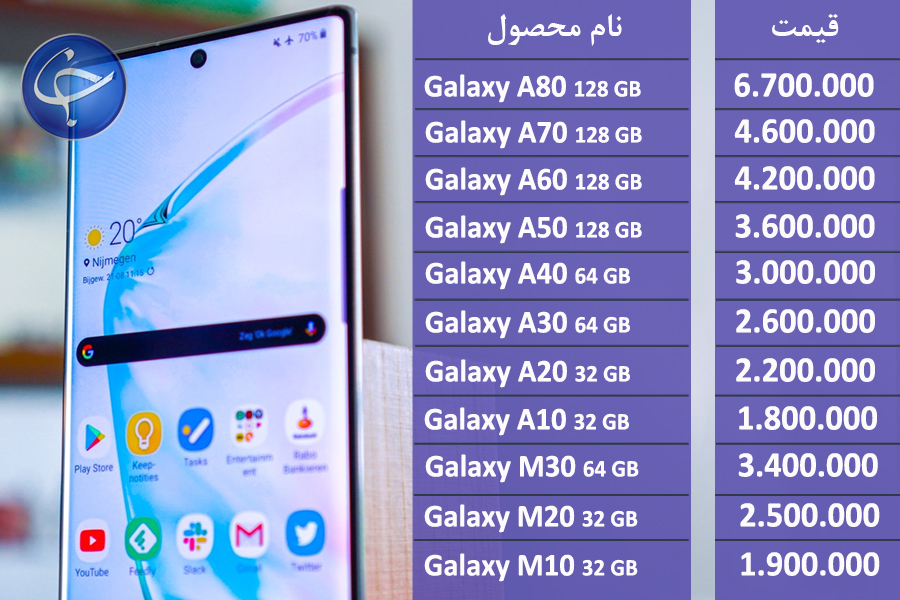آخرین قیمت انواع تلفن همراه در بازار