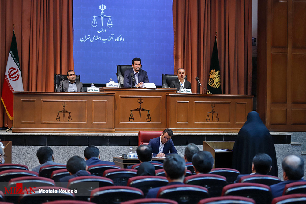 عکس/ دادگاه رسیدگی به اتهامات شبنم نعمت‌زاده و شرکت توسعه دارویی رسا