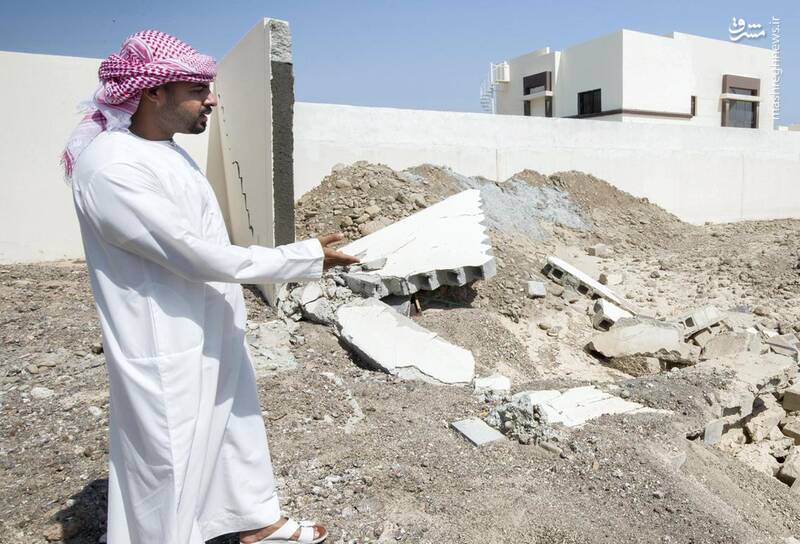  خسارت طوفان و سیل در شرق امارات