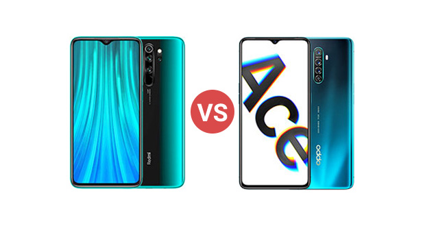 مقایسه شیائومی ردمی Note 8 پرو با اوپو Reno Ace