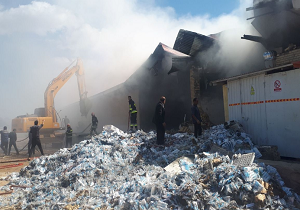 سریال دنباله دار آتش سوزی در کارخانه های استان یزد