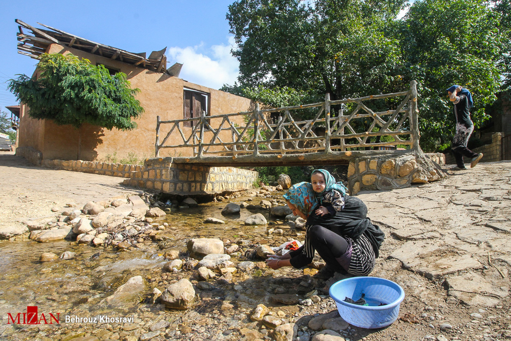 زندگی جاری در روستای زروم مازندران