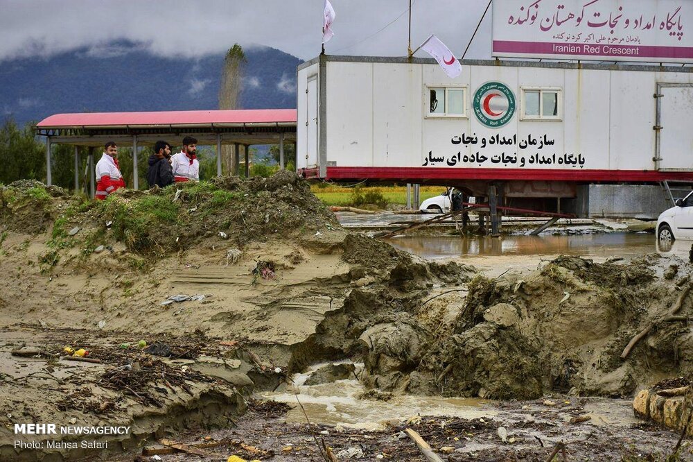 مسدود شدن جاده گرگان به آق قلا