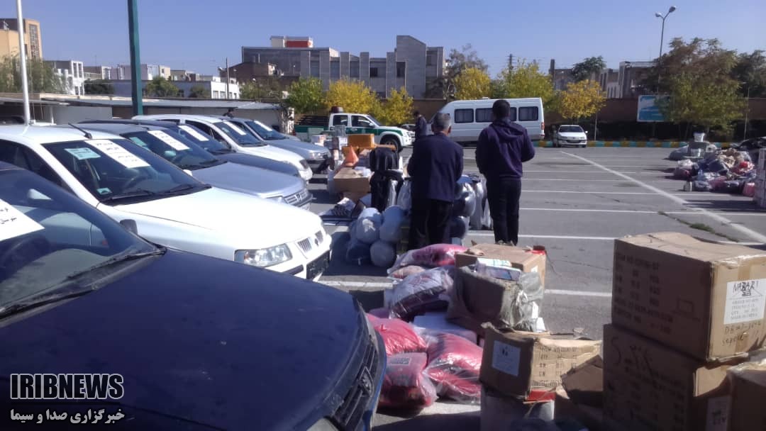 توقیف 20 خودرو با 10میلیارد ریال بار قاچاق در اراک