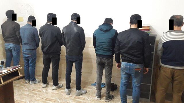 دستگیری ۷ قمارباز در رضوانشهر