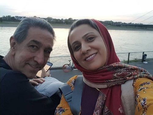 فلورا سام در سوگ همسرش نشست