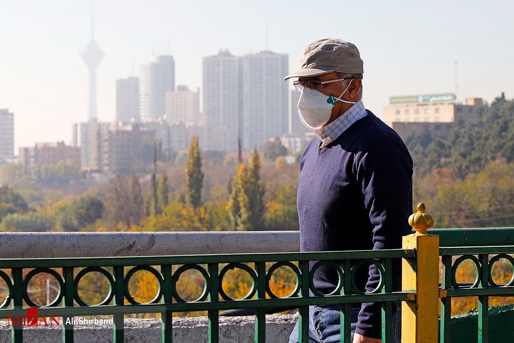 عکس/ آسمان خاکستری تهران