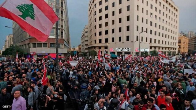 تظاهرات دوباره لبنانی‌ها در بیروت