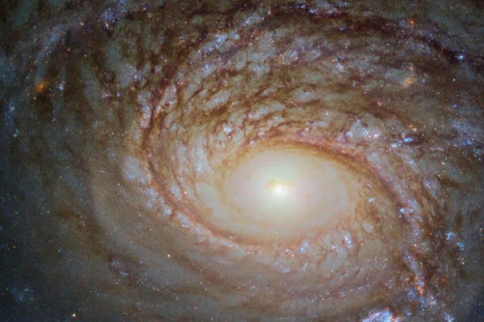 انتشار تصویری جدید از یک کهکشان مارپیچ