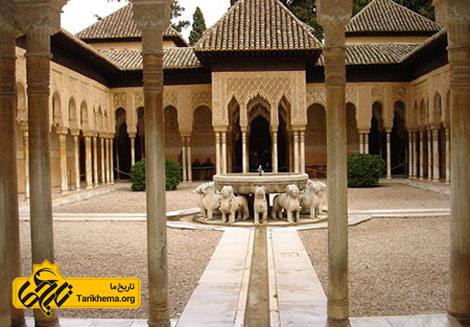 کاخ الحمرا مشهورترین بنای اسلامی در اسپانیا