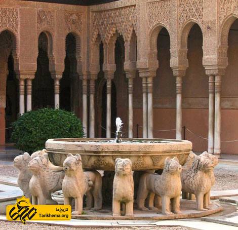 کاخ الحمرا مشهورترین بنای اسلامی در اسپانیا