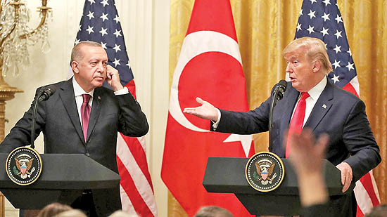 دستان خالی ترامپ و اردوغان