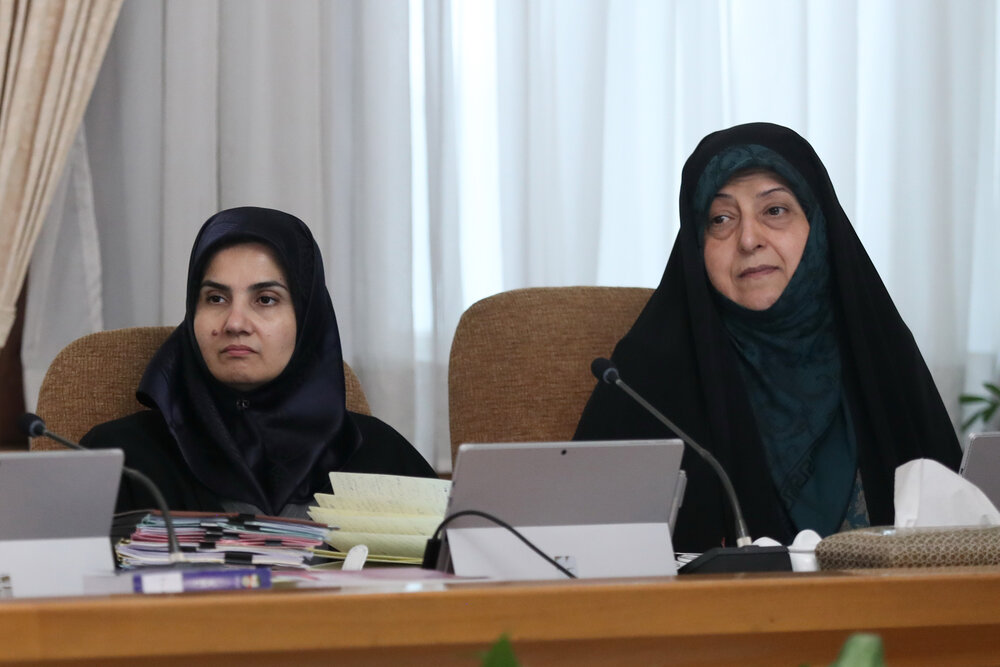 عکس/ گپ و گفت روحانی و نوبخت در جلسه هیئت دولت