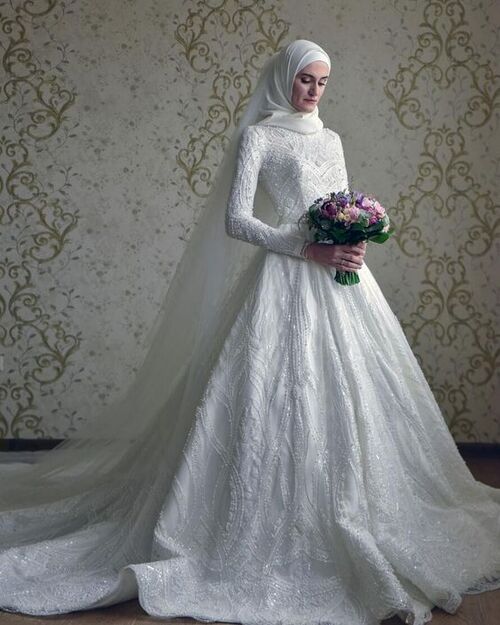 مدل های شیک لباس عروس پوشیده