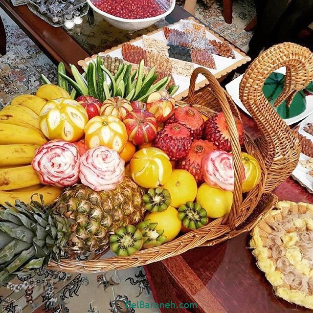 چند مدل ساده تزیین شب چله ای عروس